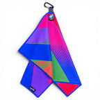 Logie Joe's Golf Retro Rainbow Rush Magnetic Golf Towel
