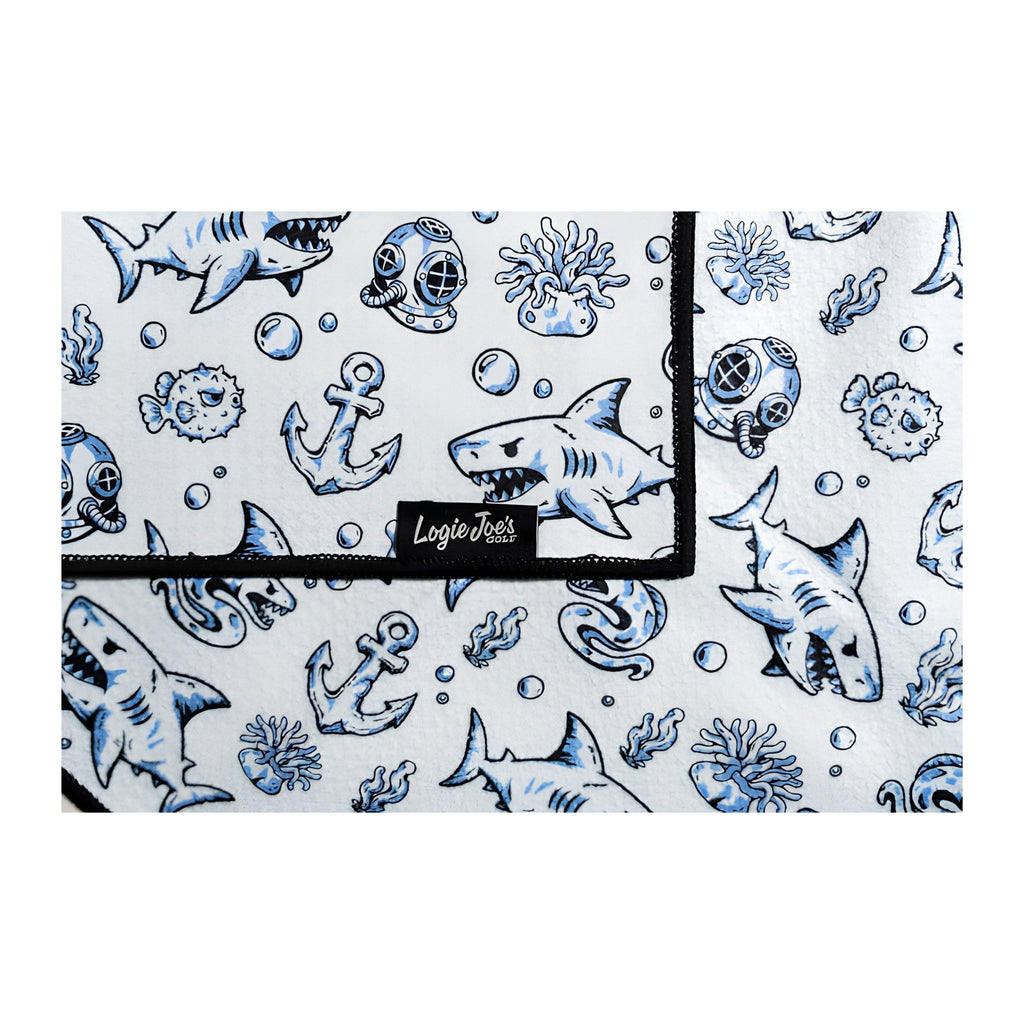 Logie Joe's Golf Under the Sea Magnetic Golf Towel