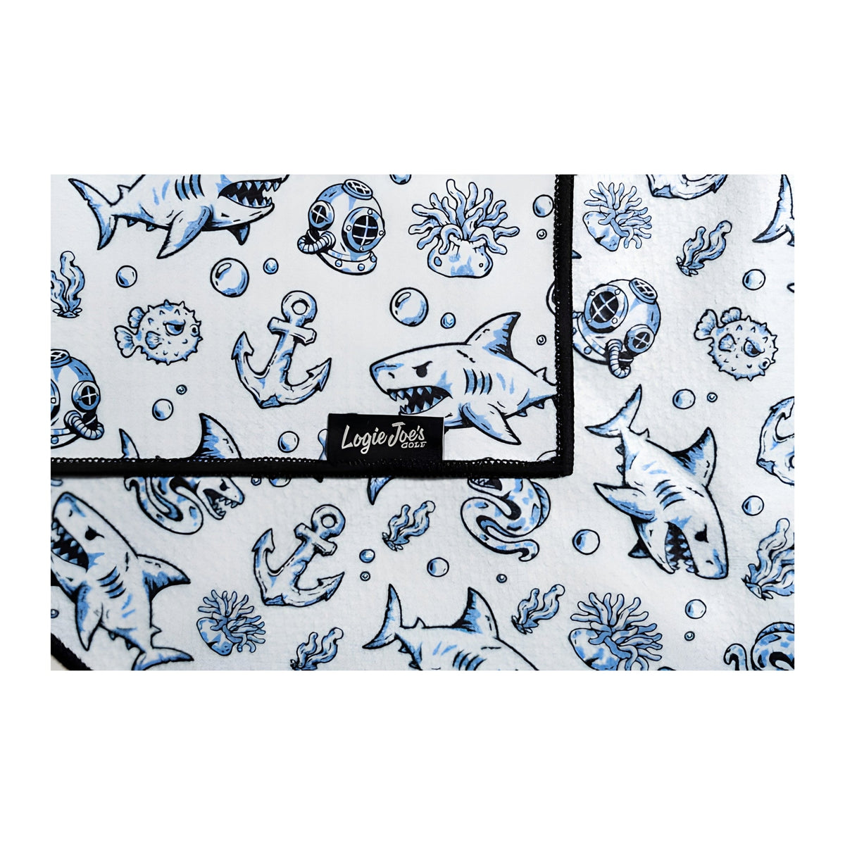 Logie Joe's Golf Under the Sea Magnetic Golf Towel