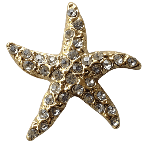 Starfish 3D Crystal Ball Marker & Hat Clip by ReadyGOLF