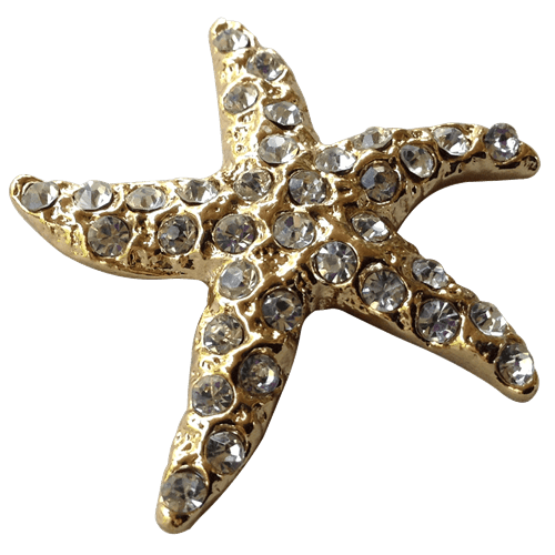 Starfish 3D Crystal Ball Marker & Hat Clip by ReadyGOLF