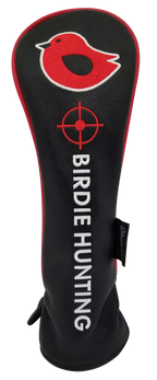 Birdie Hunting Embroidered Red Hybrid Headcover by ReadyGOLF