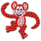 Barrel of Monkeys Crystal Ball Marker &amp; Hat Clip by ReadyGOLF