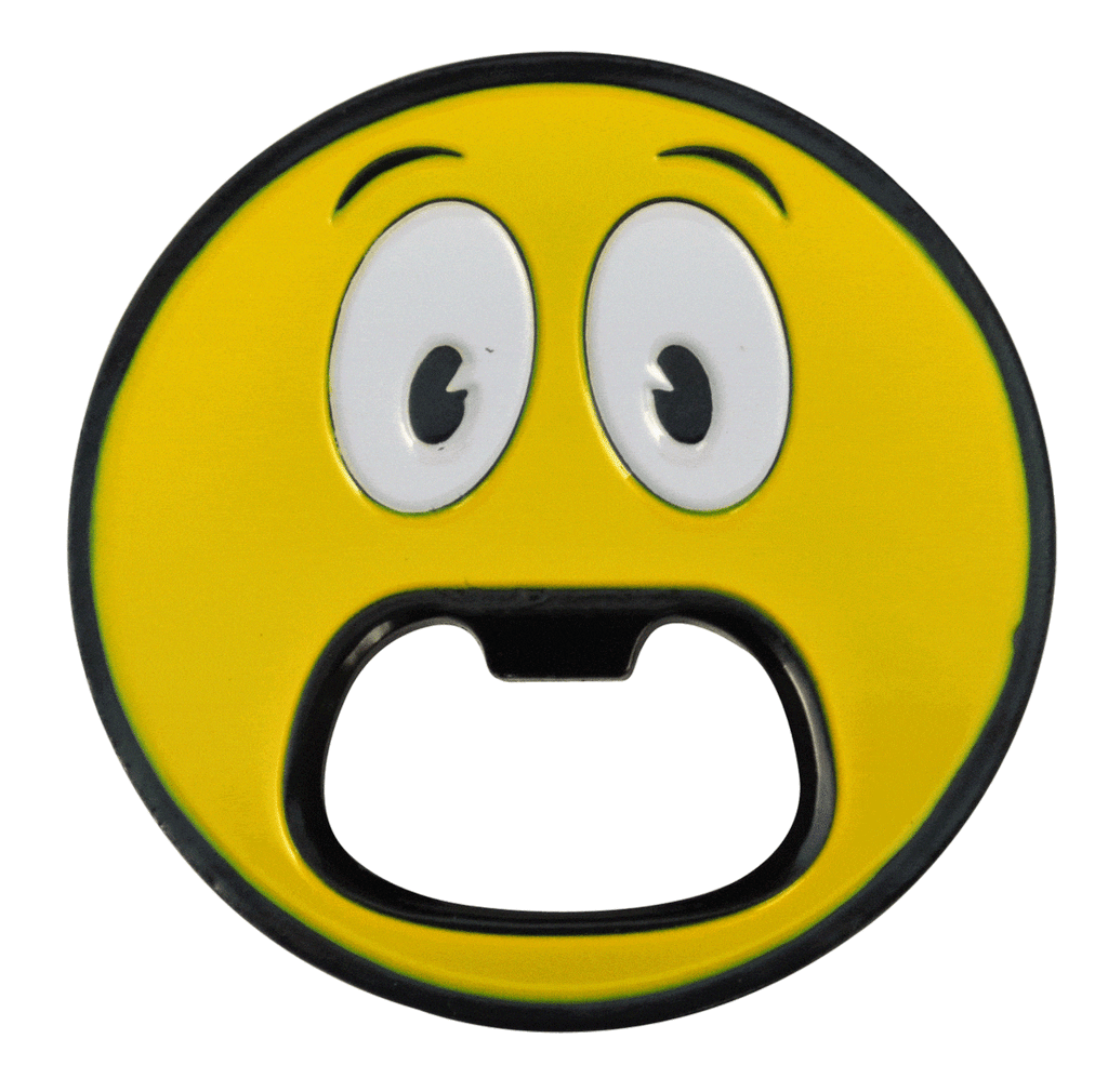 Smiley Face Bottle Opener Ball Marker by ReadyGOLF