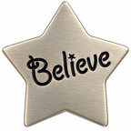 Wishing Star Lucky Charm Ball Marker & Hat Clip by ReadyGOLF