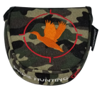 Birdie Hunting Camo Embroidered Putter Cover by ReadyGOLF - Mallet
