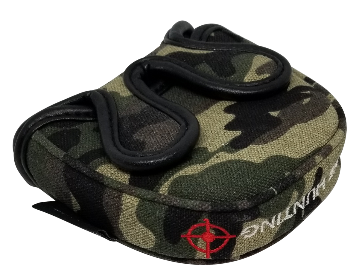 Birdie Hunting Camo Embroidered Putter Cover by ReadyGOLF - Mallet