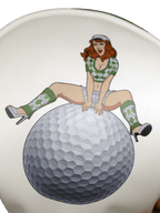 Bombs Away! Embroidered Pinup Driver Headcover by ReadyGOLF