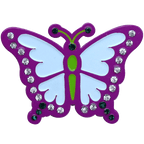 Butterfly Crystal Ball Marker & Hat Clip by ReadyGOLF