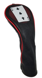 Casino Embroidered Fairway Headcover - 3 of Clubs by ReadyGOLF