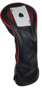 Casino: Ace of Spades Embroidered Driver Headcover by ReadyGOLF