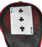 Casino Embroidered Fairway Headcover - 3 of Clubs by ReadyGOLF