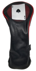 Casino: Ace of Spades Embroidered Driver Headcover by ReadyGOLF