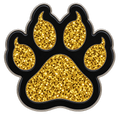 Cat Paw Print Gold Ball Marker & Hat Clip by ReadyGOLF