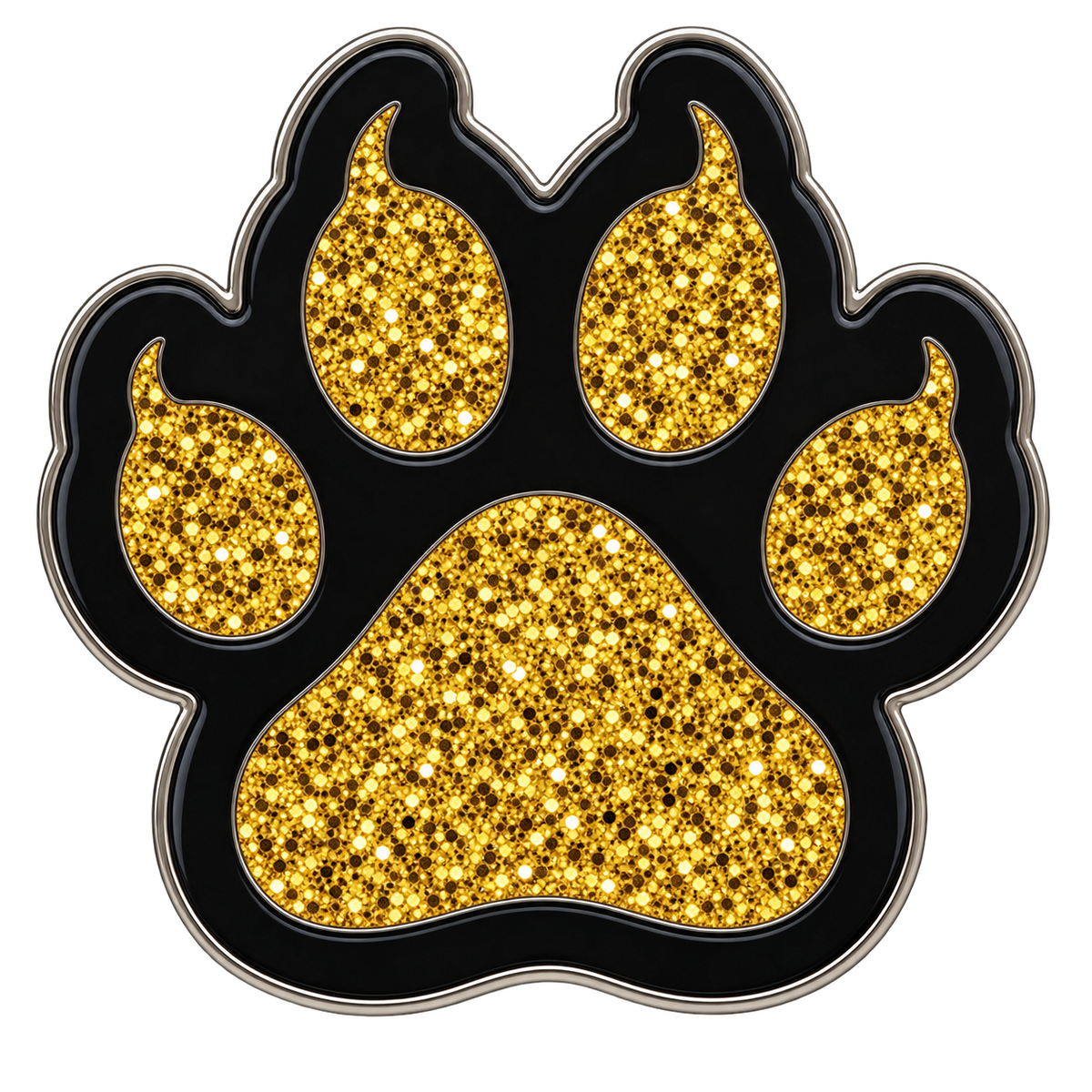 Cat Paw Print Gold Ball Marker & Hat Clip by ReadyGOLF