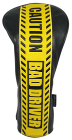 Caution: Bad Driver Embroidered Driver Headcover by ReadyGOLF