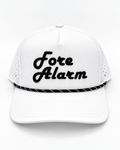 Fore Alarm Signature Performance Rope Hat — White / Black