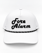 Fore Alarm Signature Performance Rope Hat — White / Black