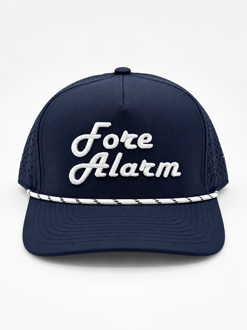 Fore Alarm Signature Performance Rope Hat — Navy / White