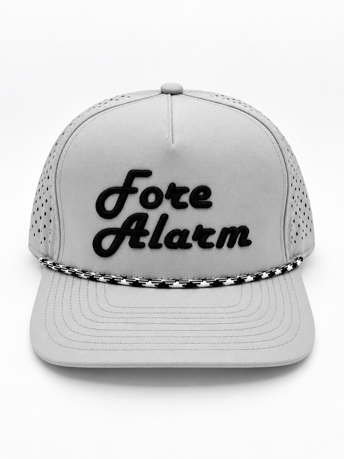 Fore Alarm Signature Performance Rope Hat — Grey / Black