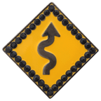 Caution Curves Ahead Crystal Ball Marker & Hat Clip by ReadyGOLF