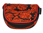Desert Rose Embroidered Putter Cover by ReadyGOLF  -  Mallet