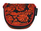 Desert Rose Embroidered Putter Cover by ReadyGOLF  -  Mallet