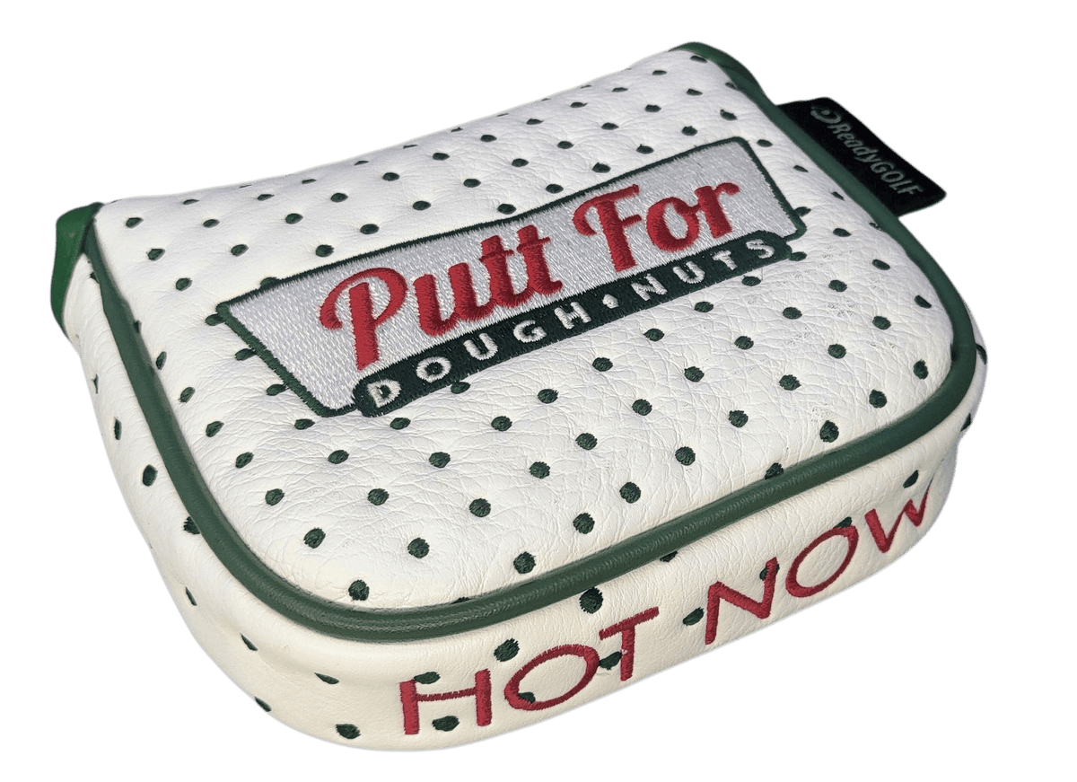 L.A.B. MEZZ OZ Embroidered Center-Shafted Putter Cover by ReadyGOLF - Donut Box (Putt for Dough-Nuts)