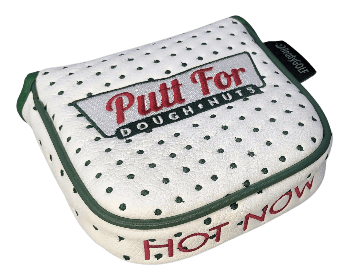 Donut Box (Putt for Dough-Nuts) Embroidered Mallet Putter Cover by ReadyGOLF