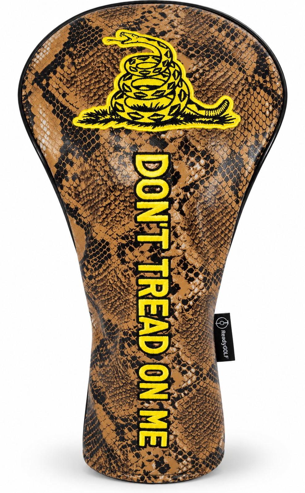 Don't Tread On Me Embroidered Snakeskin Driver Headcover by ReadyGOLF