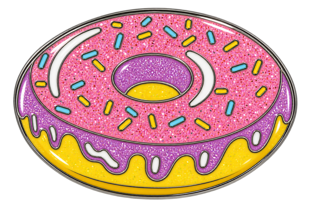 Donut Glitter Ball Marker & Hat Clip by ReadyGOLF