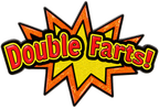 Double Farts Starburst Golf Ball Marker & Hat Clip by ReadyGOLF