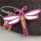 Dragonfly Crystal Ball Marker & Hat Clip by ReadyGOLF
