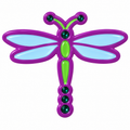 Dragonfly Crystal Ball Marker & Hat Clip by ReadyGOLF