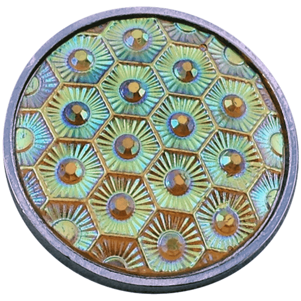 Rainbow Effects Honeycomb Ball Marker by ReadyGOLF