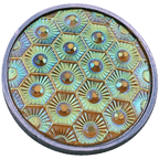 Rainbow Effects Honeycomb Ball Marker by ReadyGOLF