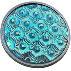 Rainbow Effects Honeycomb Ball Marker by ReadyGOLF