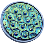 Rainbow Effects Honeycomb Ball Marker by ReadyGOLF