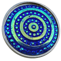 Rainbow Effects Rings Glitter Ball Marker by ReadyGOLF