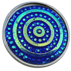 Rainbow Effects Rings Glitter Ball Marker by ReadyGOLF