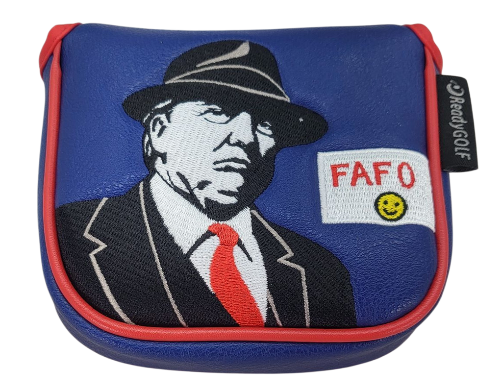 Trump FAFO Embroidered Putter Cover by ReadyGOLF  -  Mallet