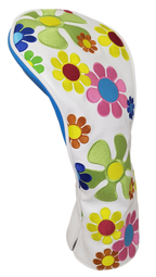 Flower Power Embroidered Driver Headcover by ReadyGOLF
