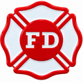 Fire Department Ball Marker & Hat Clip by ReadyGOLF