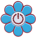 Hippie Flower Power Crystal Ball Marker & Hat Clip by ReadyGOLF