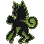 Flying Monkey Glitter Ball Marker & Hat Clip by ReadyGOLF
