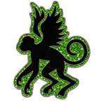 Flying Monkey Glitter Ball Marker & Hat Clip by ReadyGOLF