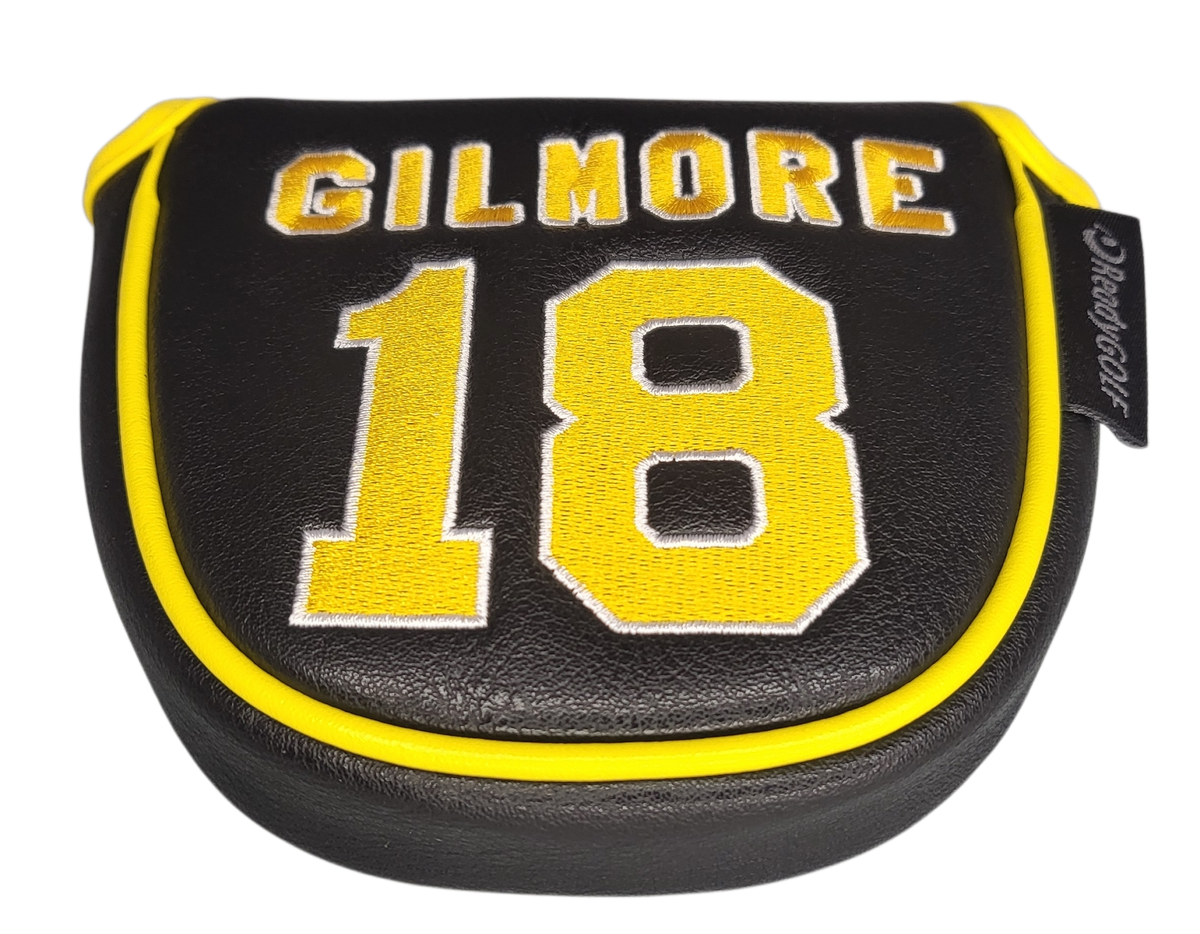 Gilmore #18 Jersey Embroidered Putter Cover - Mallet