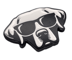 Good Boy - Black Labrador with Sunglasses Golf Ball Marker with Hat Clip