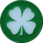 Get Lucky Four Leaf Clover Shamrock Ball Marker by ReadyGOLF