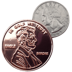 Giant Lucky Penny Ball Marker & Hat Clip by ReadyGOLF